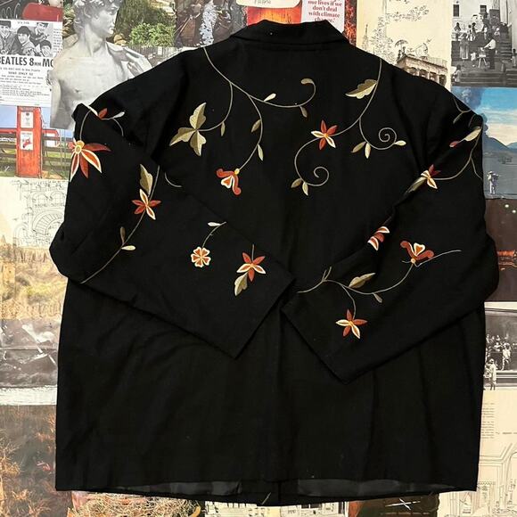 Vintage Brownstone Studios embroidered blazer jacket - Picture 6 of 6